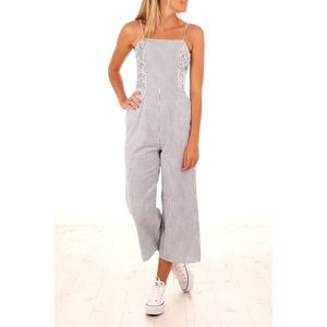 The Fifth Label Anagram Striped Jumpsuit